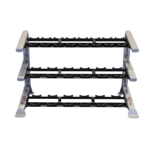 BODY SOLID 3 TIER SADDLE DUMBBELL RACK